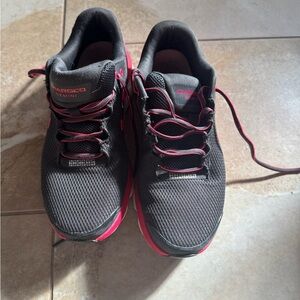 Under Armour Charcoal and Crimson Sneakers Size 9